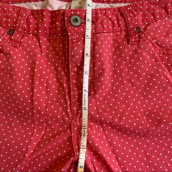 Arizona Pink Polka Dot Ankle Pants - Picture 6 of 6